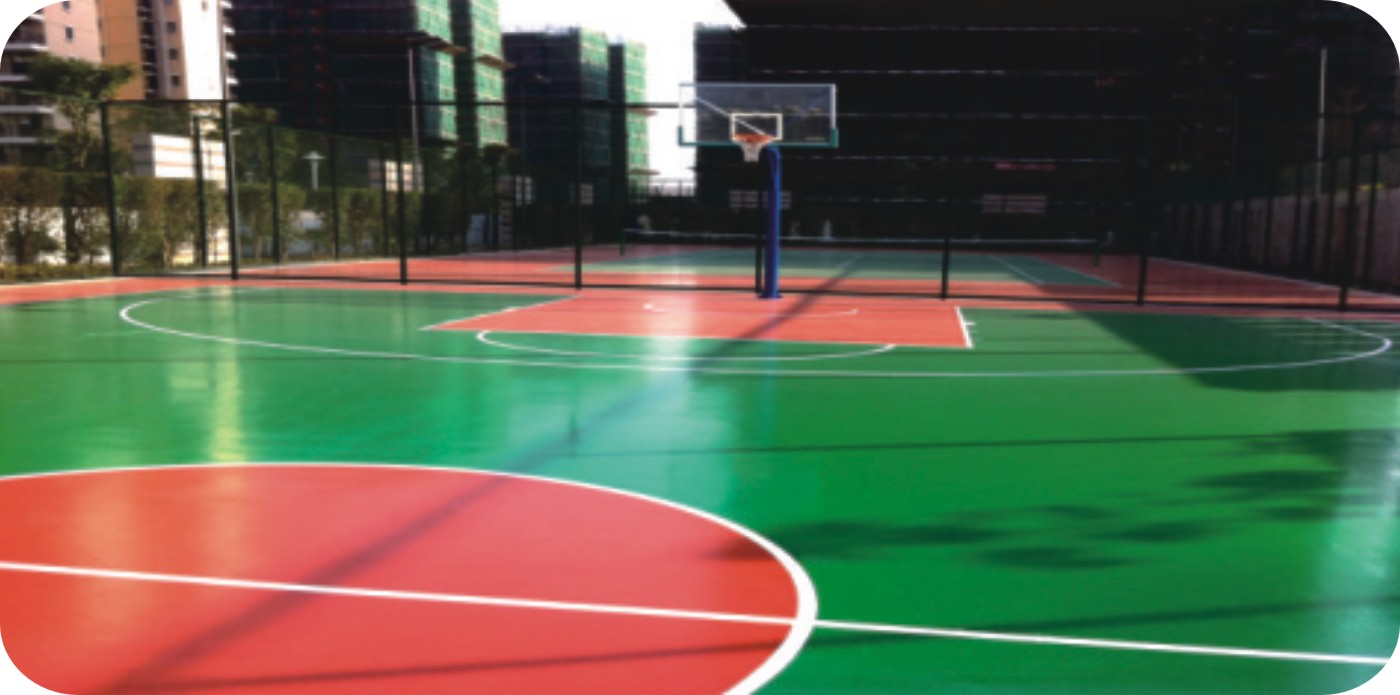 Silicon PU Ball Court
